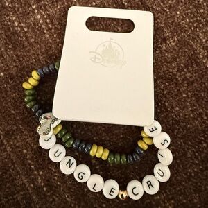 Disney Jungle Cruise Stretch Bead Bracelets Hippo Bead Charm New